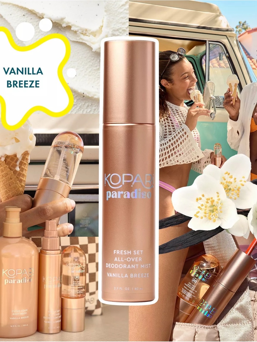 NEW Kopari Fresh Set All-Over Body Deodorant Mist